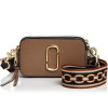 Marc Jacobs Snapshot Chain Print Strap Color Block Leather Camera Bag