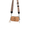 Marc Jacobs Snapshot Chain Print Strap Color Block Leather Camera Bag