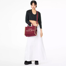 Marc Jacobs The Jacquard Medium Tote Bag Merlot