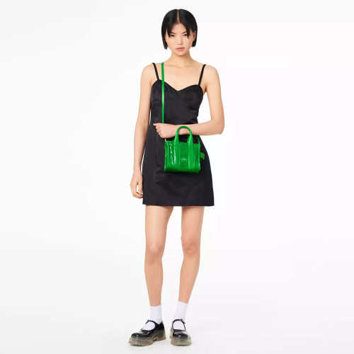Marc Jacobs The Shiny Crinkle Mini Tote Fern Green