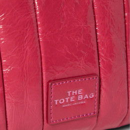 Marc Jacobs The Shiny Crinkle Mini Tote Magenta