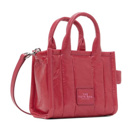 Marc Jacobs The Shiny Crinkle Mini Tote Magenta