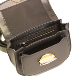 Marc Jacobs The Tuck Lock Saddle Black