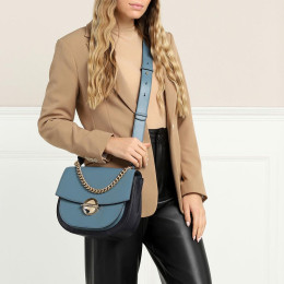 Marc Jacobs The Tuck Lock Saddle New Navy/Multi