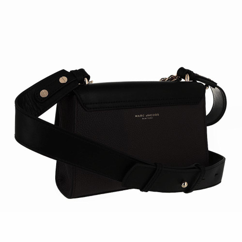 Marc Jacobs The Tuck Lock Crossbody Bag Black