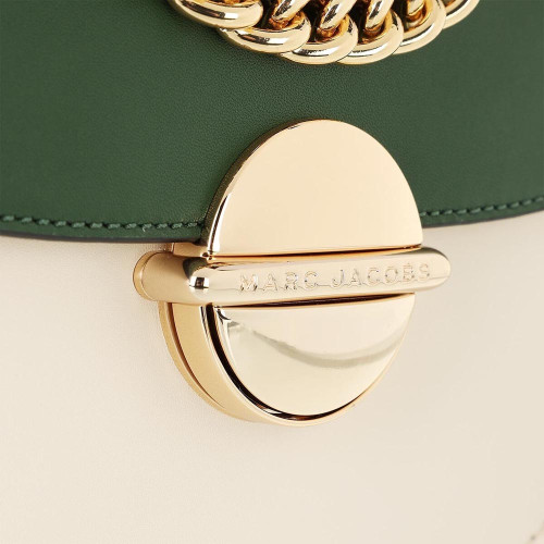 Marc Jacobs The Tuck Lock Saddle Dark Green/Multi