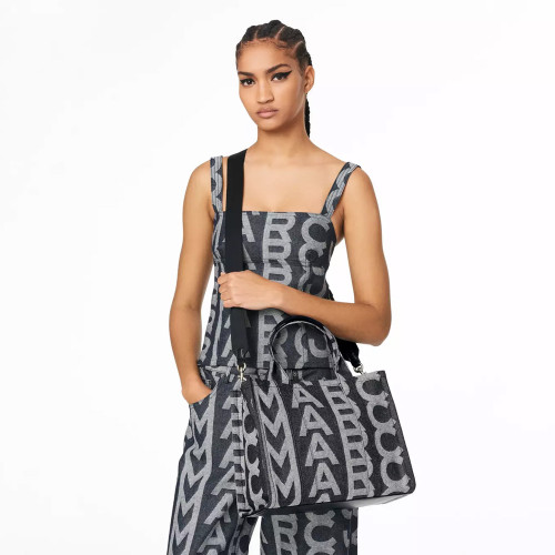 Marc Jacobs The Monogram Denim Medium Tote Bag