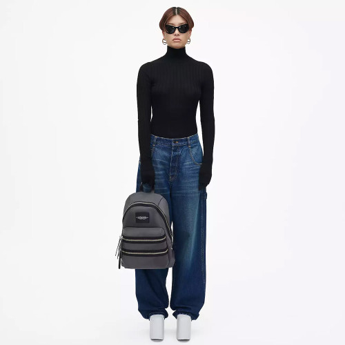 Marc Jacobs The Biker Nylon Large Backpack New Dark Shadow