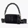 Marc Jacobs The Patent Leather Snapshot Black