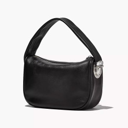 Marc Jacobs The Pushlock Mini Hobo Bag Black