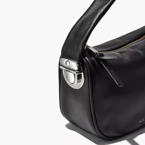 Marc Jacobs The Pushlock Mini Hobo Bag Black
