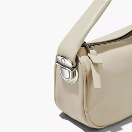 Marc Jacobs The Pushlock Mini Hobo Bag Cloud White