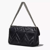 The Quilted Leather J Marc Large Shoulder Bag Black