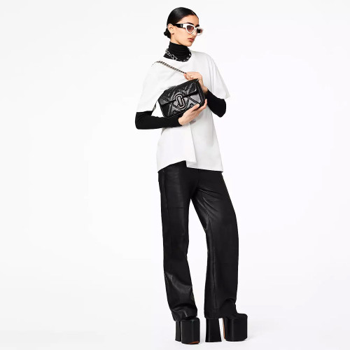 The Quilted Leather J Marc Shoulder Bag