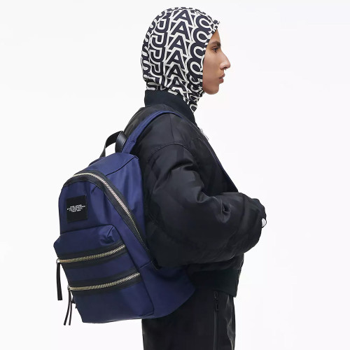 Marc Jacobs The Biker Nylon Large Backpack New Midnight Blue