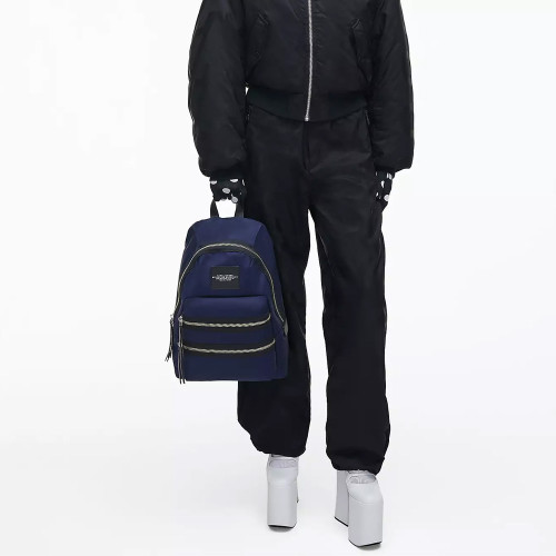Marc Jacobs The Biker Nylon Large Backpack New Midnight Blue