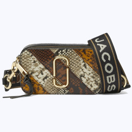 Marc Jacobs The Snake Embossed Snapshot Brown Multi