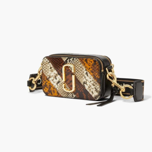 Marc Jacobs The Snake Embossed Snapshot Brown Multi