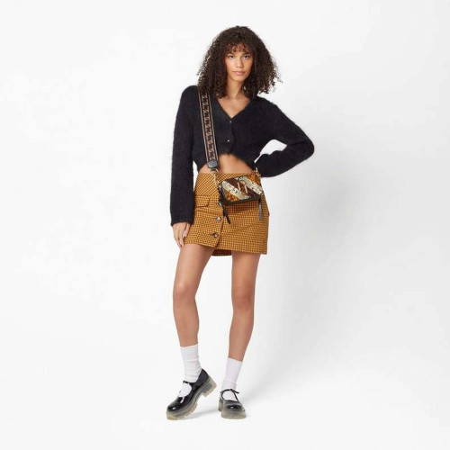 Marc Jacobs The Snake Embossed Snapshot Brown Multi