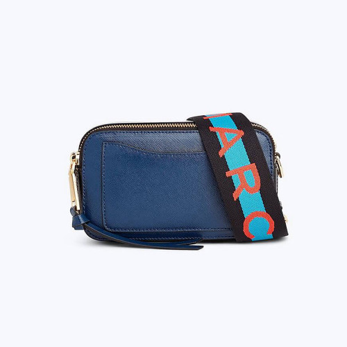 Marc Jacobs Logo Strap Snapshot Blue Sea Multi