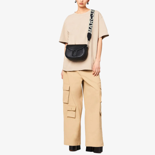 The Covered J Marc Large Saddle Bag Black