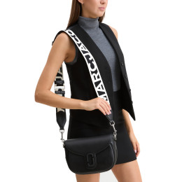 The Covered J Marc Large Saddle Bag Black