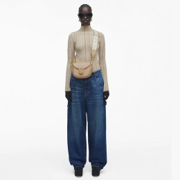 The Covered J Marc Medium Saddle Bag Camel