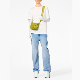 The Covered J Marc Medium Saddle Bag Cloud Citronelle