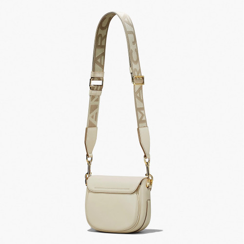 The Covered J Marc Medium Saddle Bag Cloud White