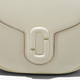 The Covered J Marc Medium Saddle Bag Cloud White