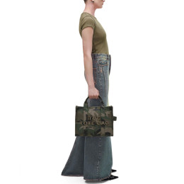Marc Jacobs The Camo Jacquard Medium Tote Bag Green