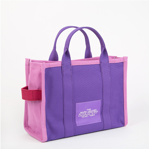 Marc Jacobs The Colorblock Medium Tote Bag Purple Potion Multi