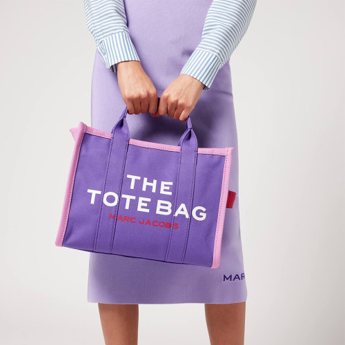 Marc Jacobs The Colorblock Medium Tote Bag Purple Potion Multi