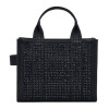 Marc Jacobs The Crystal Canvas Small Tote Bag Black Crystal