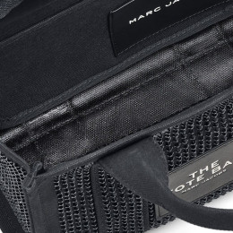 Marc Jacobs The Crystal Canvas Small Tote Bag Black Crystal