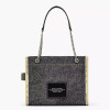 Marc Jacobs The Denim Chain Medium Tote Bag Black Wash