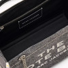 Marc Jacobs The Denim Chain Medium Tote Bag Black Wash