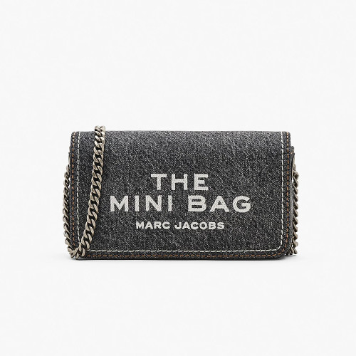 Marc Jacobs The Denim Chain Mini Bag Black Wash