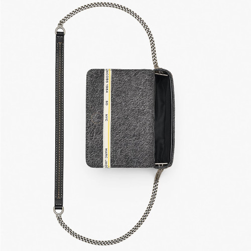 Marc Jacobs The Denim Chain Mini Bag Black Wash