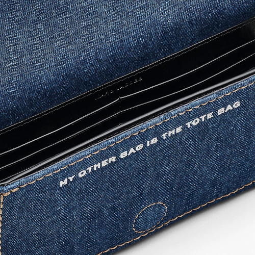 Marc Jacobs The Denim Chain Mini Bag Dark Wash