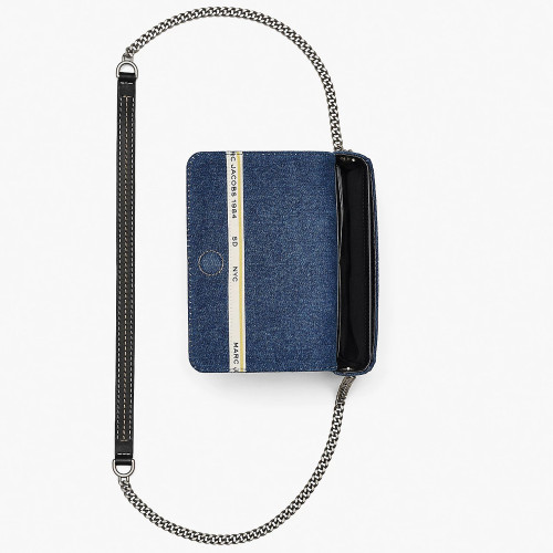 Marc Jacobs The Denim Chain Mini Bag Dark Wash