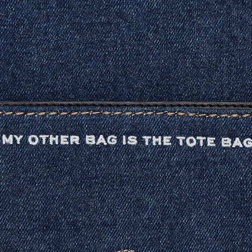 Marc Jacobs The Denim Chain Mini Bag Dark Wash