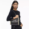 Marc Jacobs The Denim Chain Small Tote Bag Black Wash