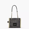 Marc Jacobs The Denim Chain Small Tote Bag Black Wash