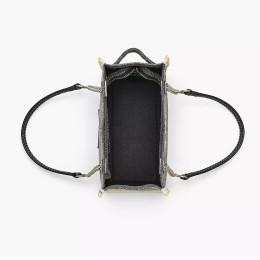 Marc Jacobs The Denim Chain Small Tote Bag Black Wash