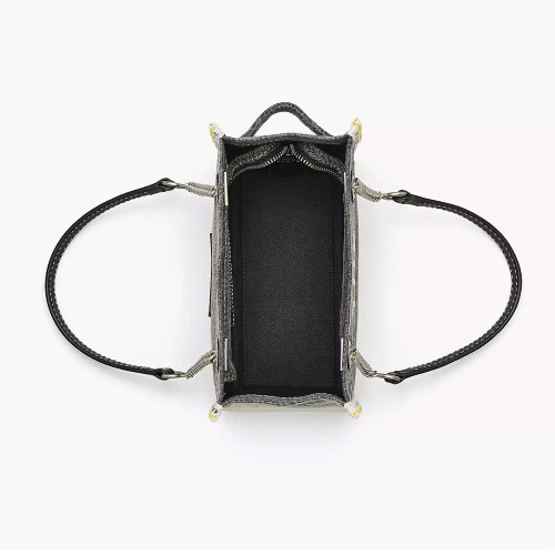 Marc Jacobs The Denim Chain Small Tote Bag Black Wash