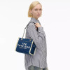 Marc Jacobs The Denim Chain Small Tote Bag Dark Wash