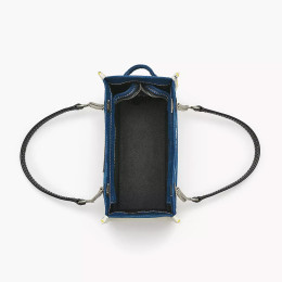 Marc Jacobs The Denim Chain Small Tote Bag Dark Wash