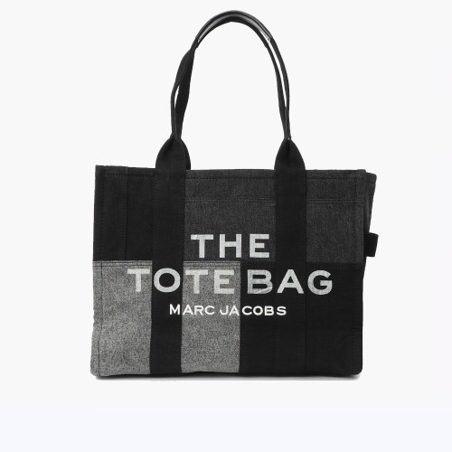 Marc Jacobs The Denim Large Tote Bag Black
