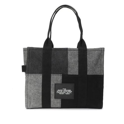Marc Jacobs The Denim Large Tote Bag Black